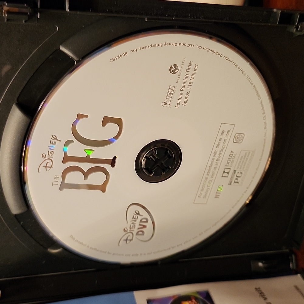 DVD MOVIE - DISNEY'S "BFG" Big Friendly Giant - Picture 3 of 5